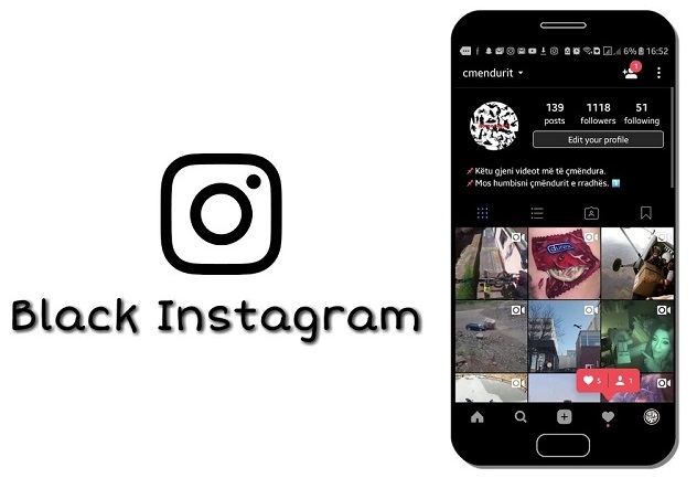 Instagram black apk