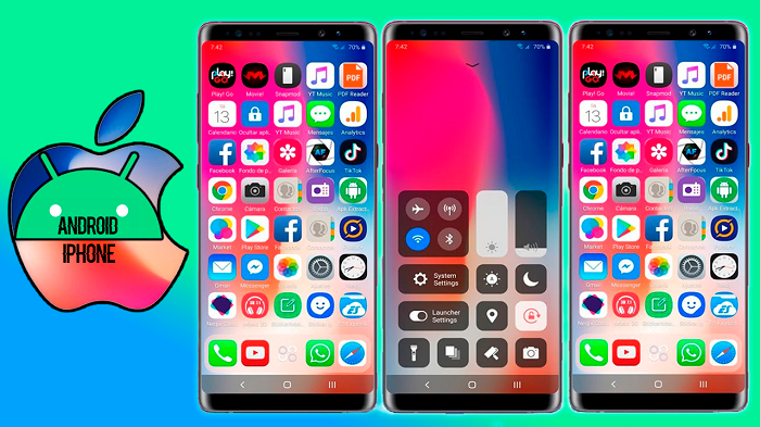 Como CONVERTIR tu ANDROID en un IPHONE X