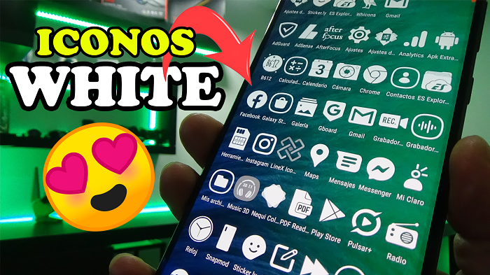 Increibles ICONOS WHITE para tu CELULAR ANDROID