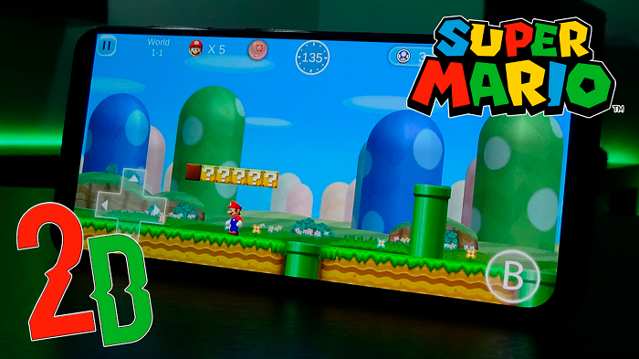 SUPER MARIO 2D para ANDROID MODO OFFLINE