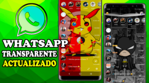 WHATSAPP TRANSPARENTE!! PERSONALIZACION para tu WHATSAPP modo TRANSPARENTE