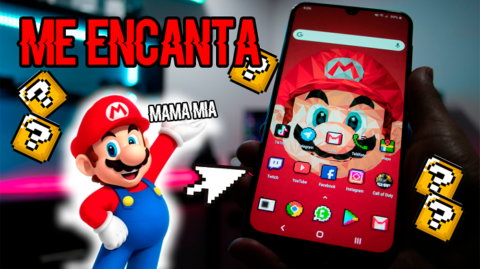 ICONOS al estilo MARIO BROSS para tu CELULAR