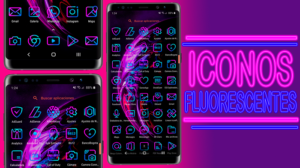 Sorprendente!! ICONOS FLOURESCENTES para tu ANDROID