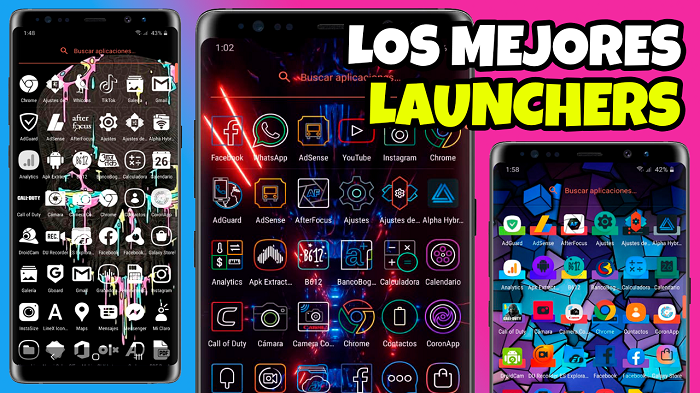 TOP 3!! Los Mejores LAUNCHERS para tu ANDROID