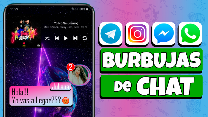 INCREIBLES BURBUJAS de CHATS para APPS de MENSAJERIA