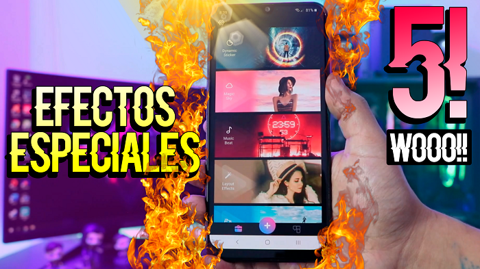 TOP 5!! APLICACIONES con EFECTOS ESPECIALES para VIDEOS