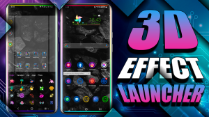 SUPER LAUNCHER 3D para ANDROID con EFECTOS de LUZ & EFECTOS