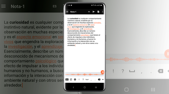 Crear NOTAS de VOZ a TEXTO de manera FÁCIL & RÁPIDA