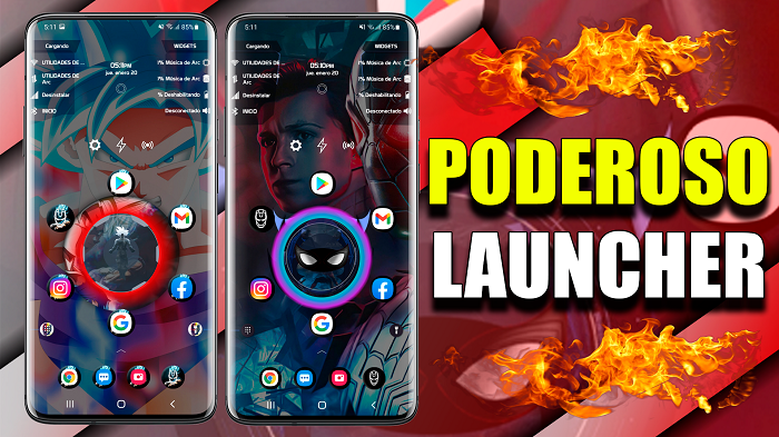 El LAUNCHER FUTURISTA más MODERNO & ÉPICO para ANDROID Lo AMARAS