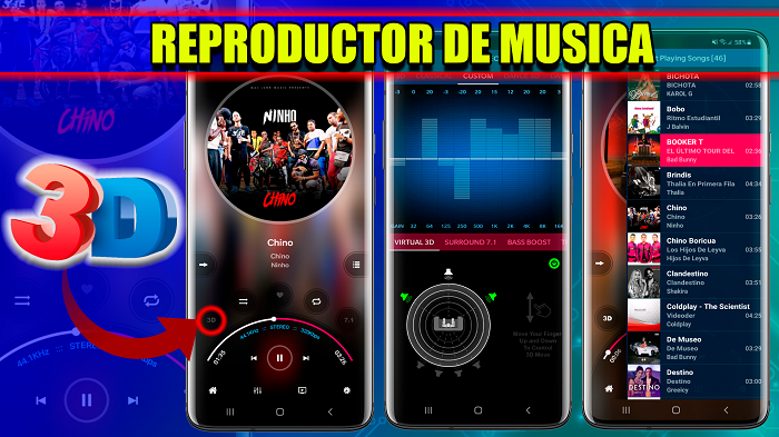 POTENTE!! Conoce el REPRODUCTOR de MÚSICA 3D con APARIENCIA EXCLUSIVA