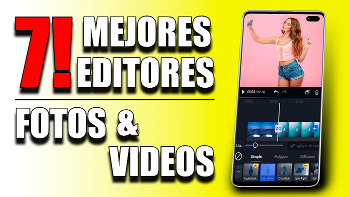 TOP 7!! Los MEJORES EDITORES de FOTOS & VÍDEOS para ANDROID