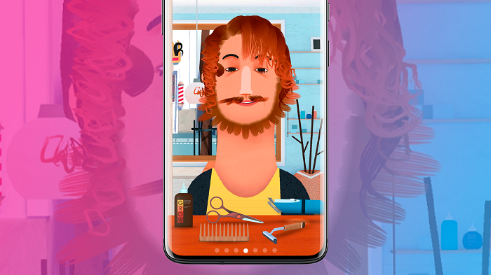 La APLICACIÓN más DIVERTIDA JUEGA a ser BARBERO