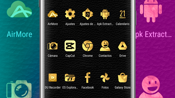 Pack de ICONOS ORO para tu CELULAR
